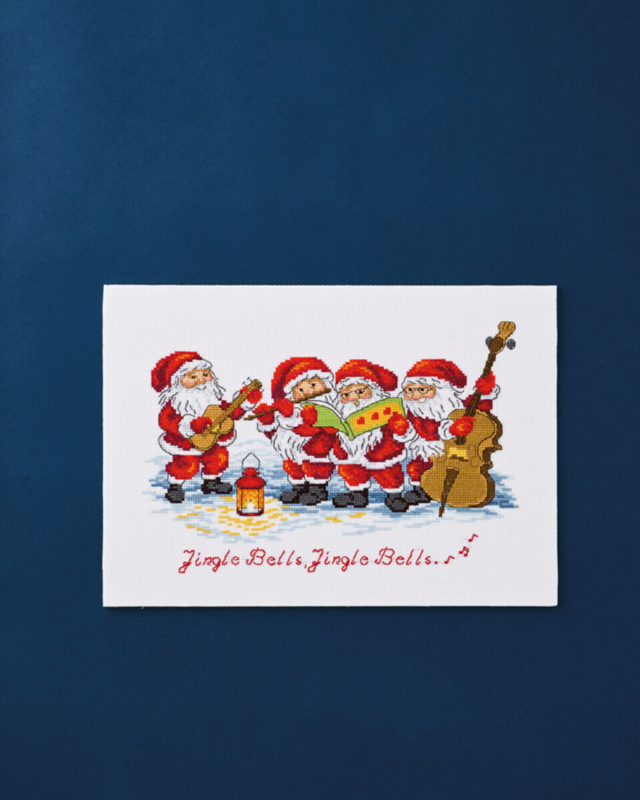 Kit de broderie Orchestre de lutins 34 x 24 cm