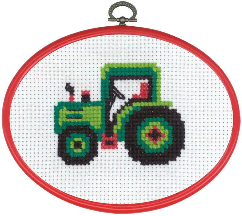 Kit de broderie MFK Tracteur 5959/30 13 x 18 cm