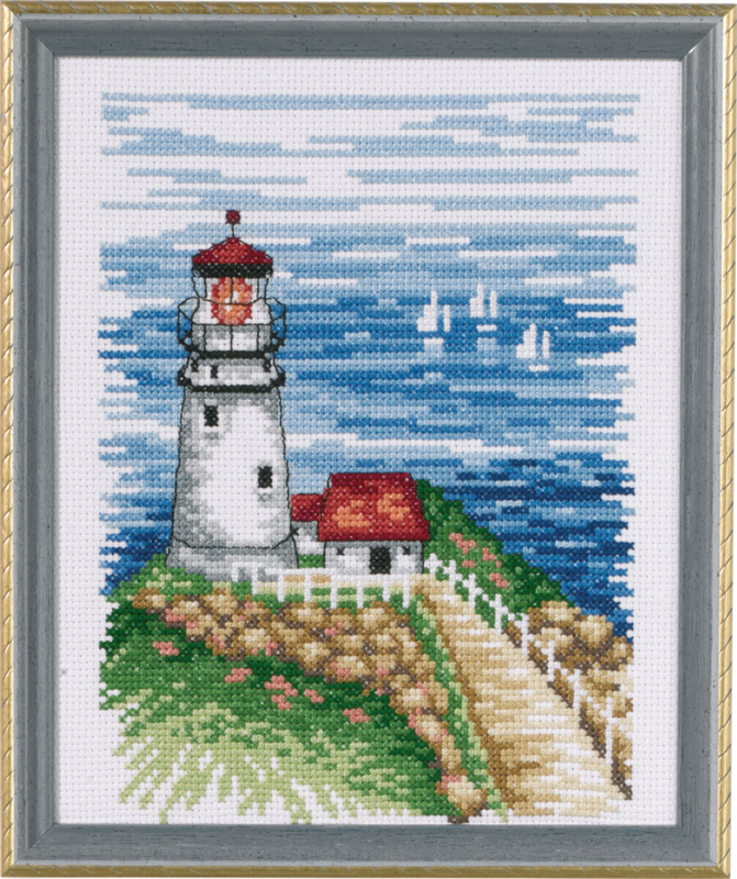Kit de Broderie Phare 17 x 21 cm