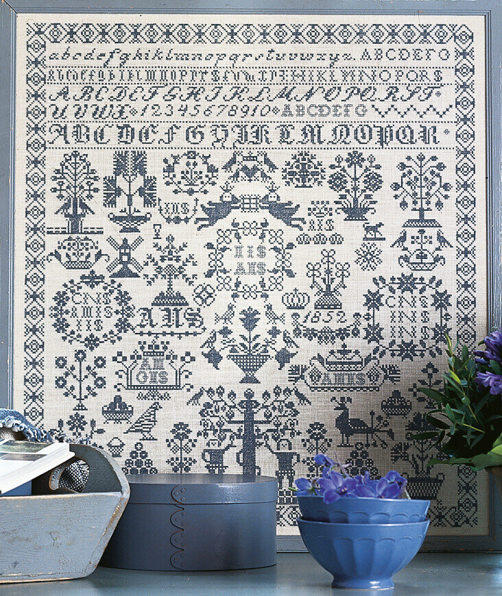 Kit de Broderie Serviette de Noms 55 x 58 cm