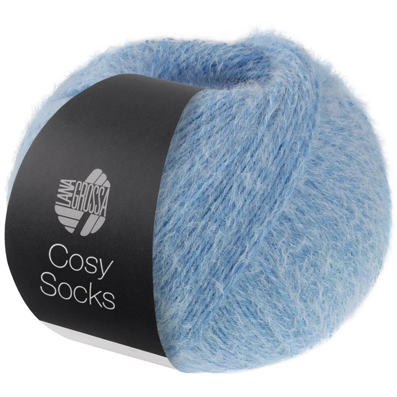 Lana Grossa Cosy Socks 04 Bleu clair