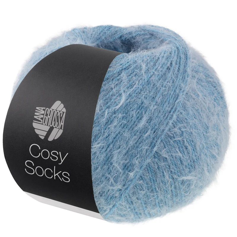 Lana Grossa Cosy Socks 14 Duifblauw