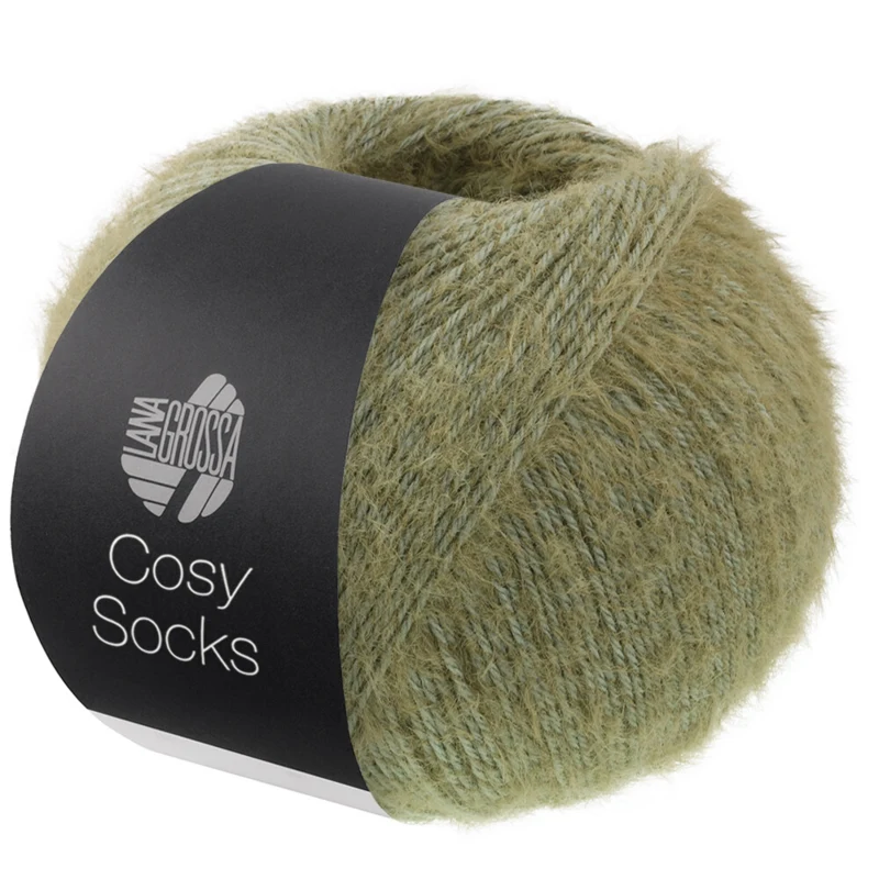 Lana Grossa Cosy Socks 12 Grijsgroen