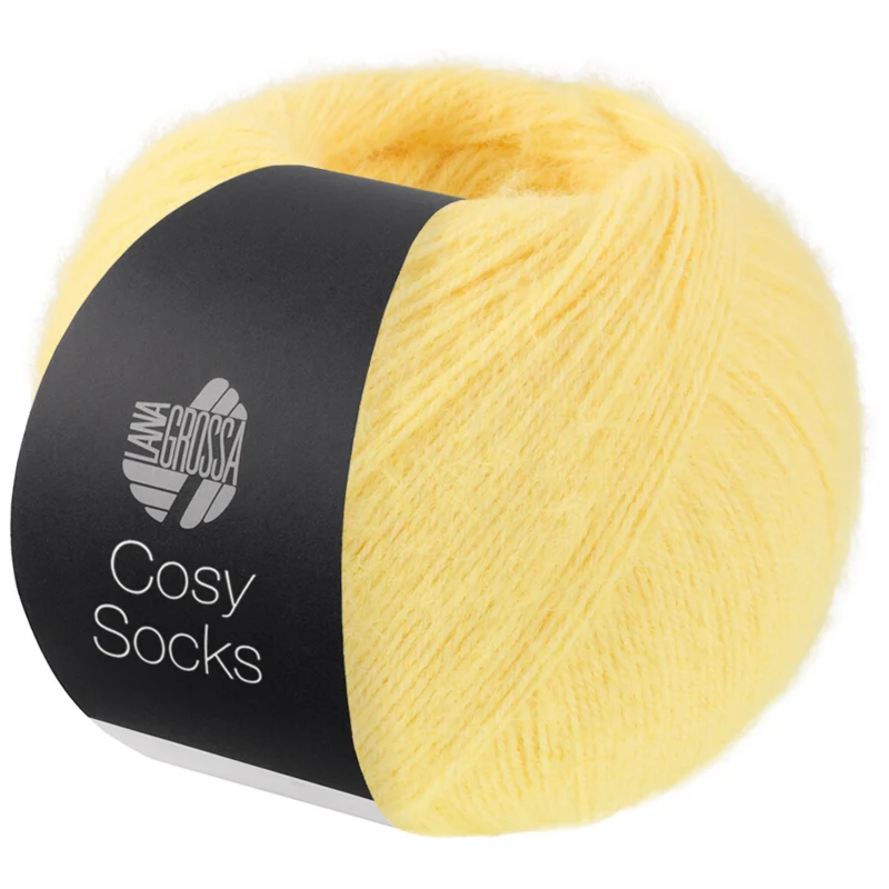 Lana Grossa Cosy Socks 19 Geel