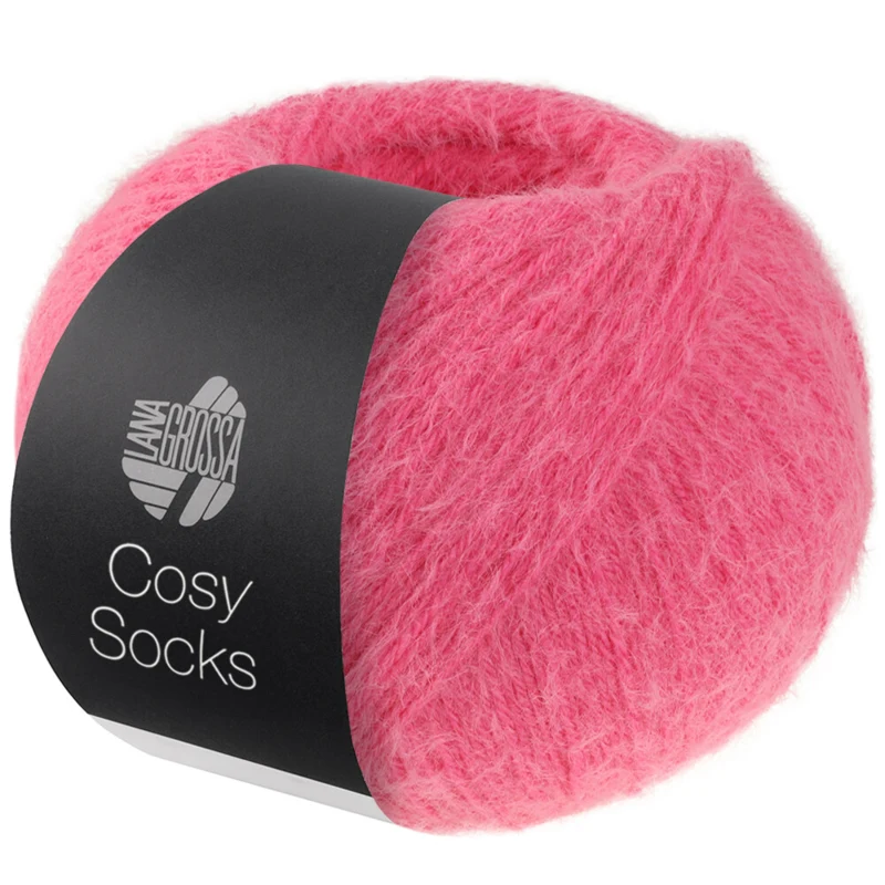 Lana Grossa Cosy Socks 02 Rose vif