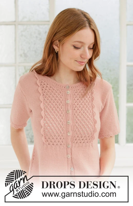 267-35 Pretty Jane Cardigan by DROPS Design