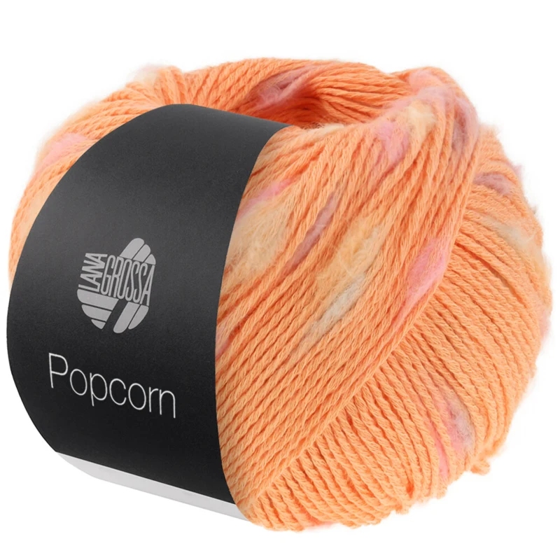 Lana Grossa Popcorn 02 Mandarine/rose/vanille/lilas