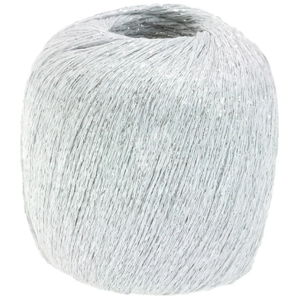 Lana Grossa Brillino 10 Blanc/Argent