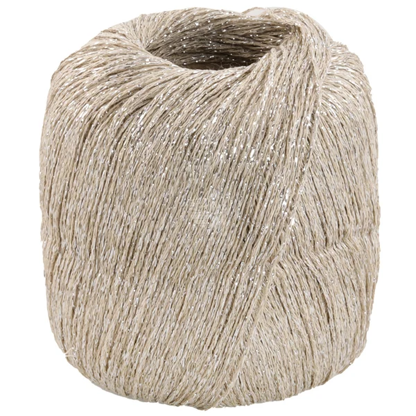 Lana Grossa Brillino 39 Grège/Argent