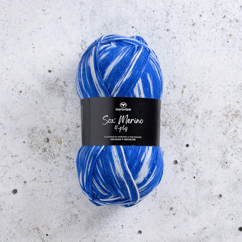 Svarta Fåret Sox Merino 4 ply 13 Ruimteopera