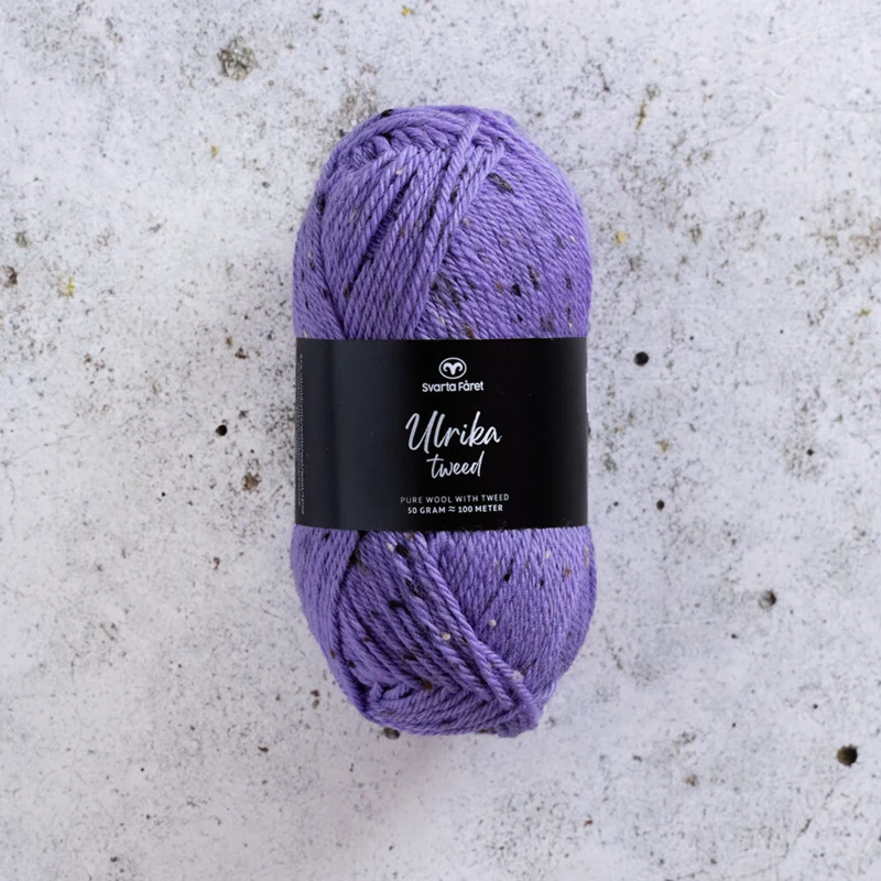 Svarta Fåret Ulrika Tweed 00 Paarse maïs