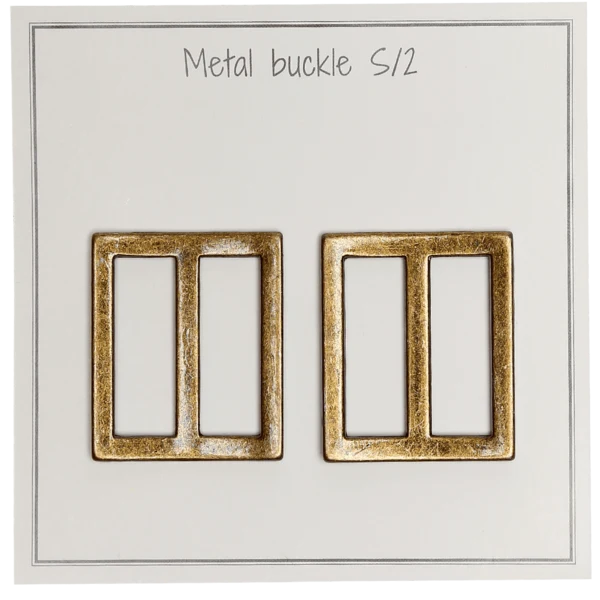 Go Handmade Boucle en métal 31 x 28 mm, Bronze