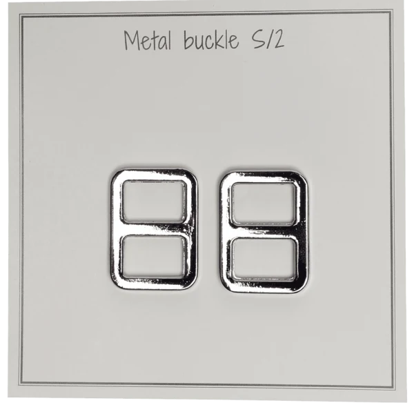 Go Handmade Boucle en métal 25 x 19 mm, Argent
