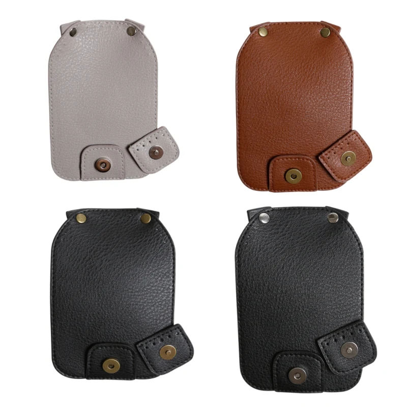 Go Handmade Tasflap: Achterkant 10 x 15 cm: Beige/Zilver, Bruin/Brons, Zwart/Brons en Zwart/Zilver
