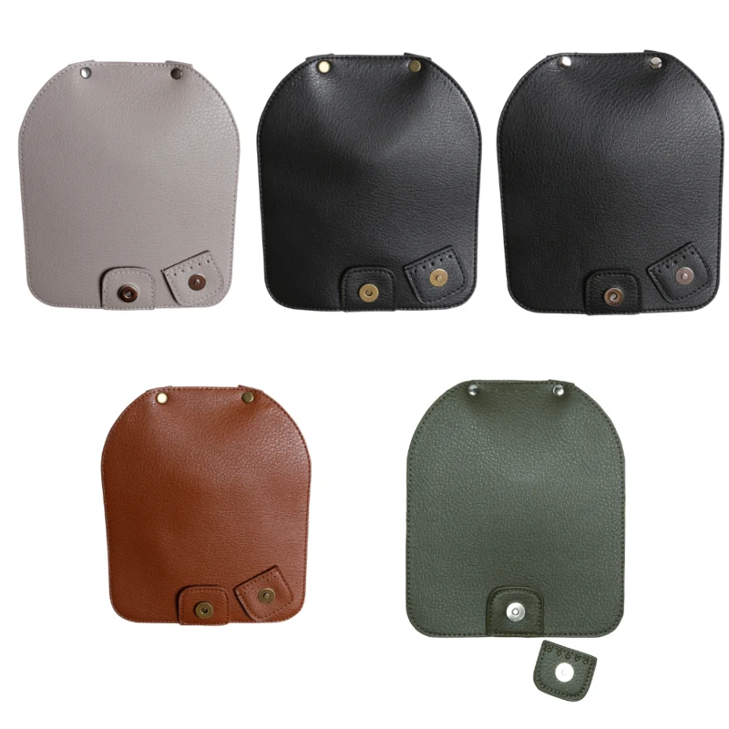 Go Handmade Tasflap: Achterkant 16 x 19 cm: Beige/Zilver, Zwart/Brons, Zwart/Zilver, Bruin/Brons en Groen/Zilver