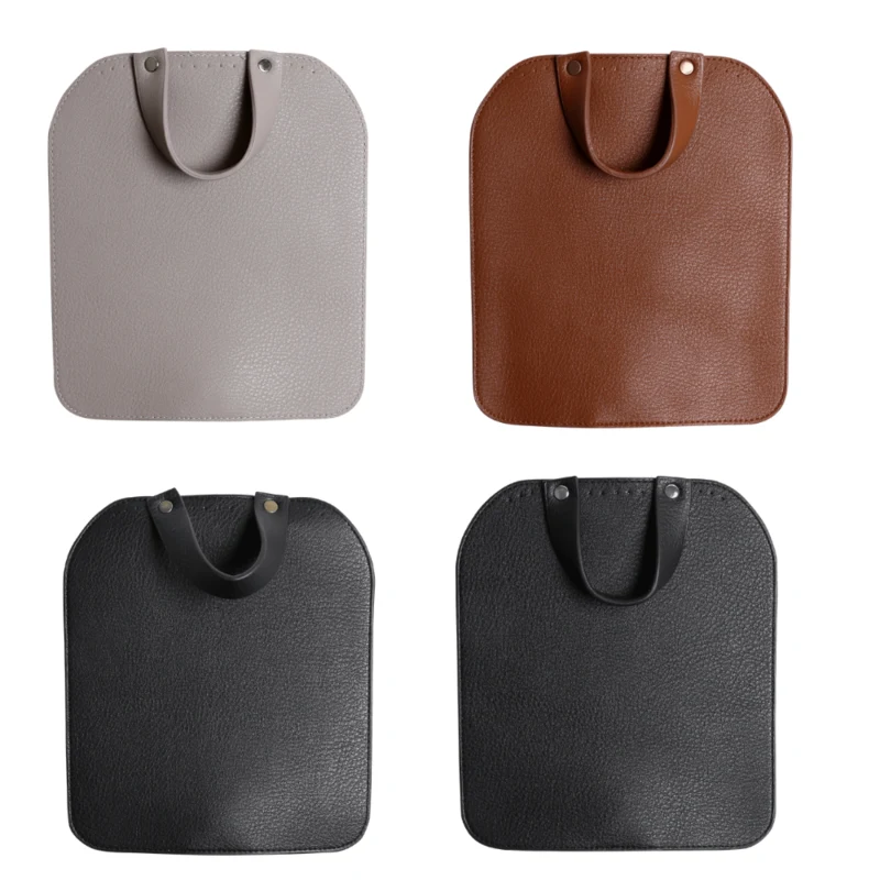 Go Handmade Tasflap: Voorkant 19 x 22 cm: Beige/Zilver, Bruin/Brons, Zwart/Brons en Zwart/Zilver