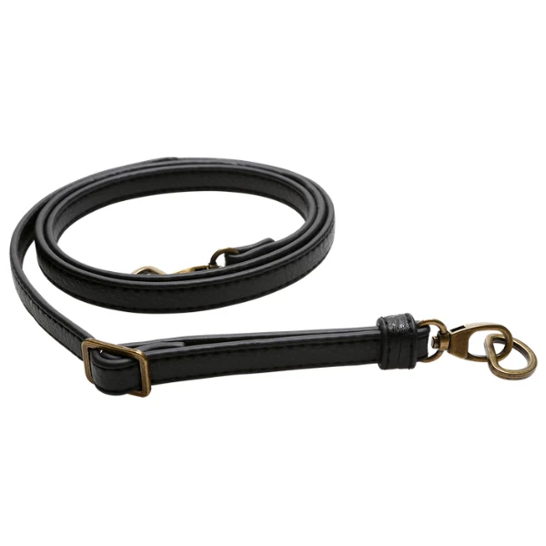 Go Handmade Bandoulière pour sac 130 cm 12 mm, Noir, Bronze