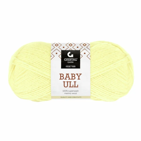 Gjestal Baby Ull 8552 Jaune clair