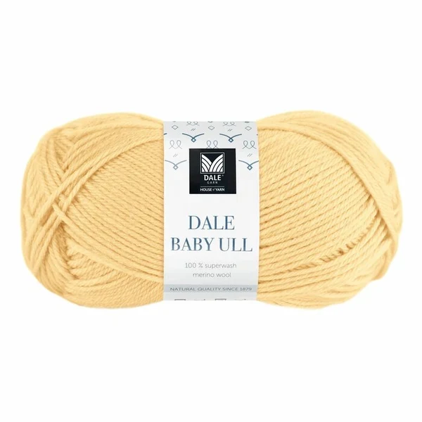 Gjestal Baby Ull 8557 Jaune doré