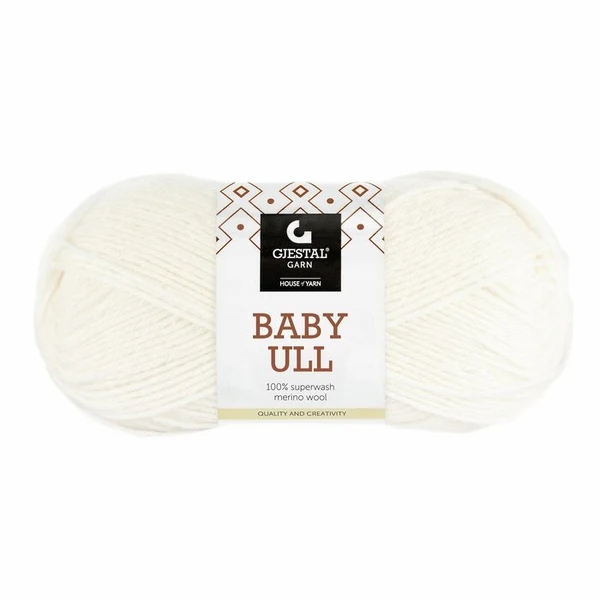 Gjestal Baby Ull 0010 Blanc