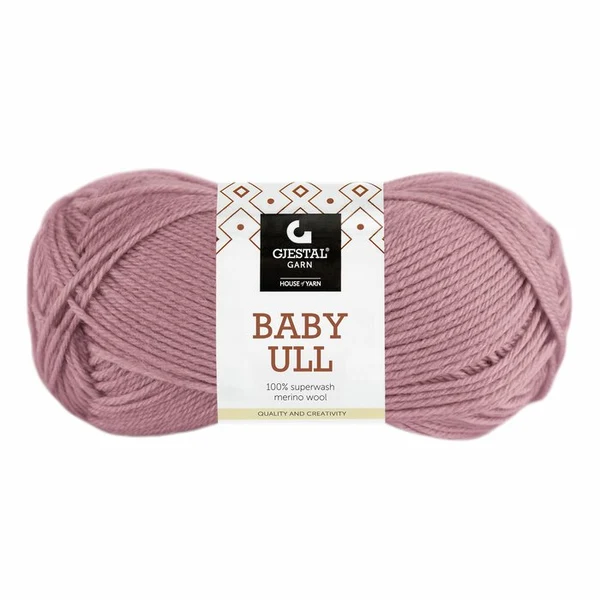Gjestal Baby Ull 8502 Vieux rose poudré