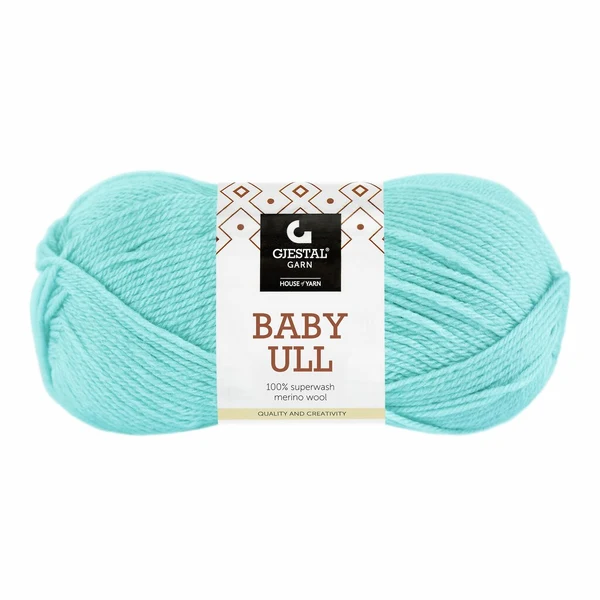 Gjestal Baby Ull 8546 Bleu caraïbes