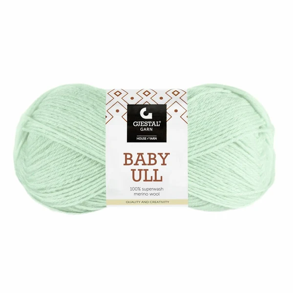 Gjestal Baby Ull 8537 Vert menthe
