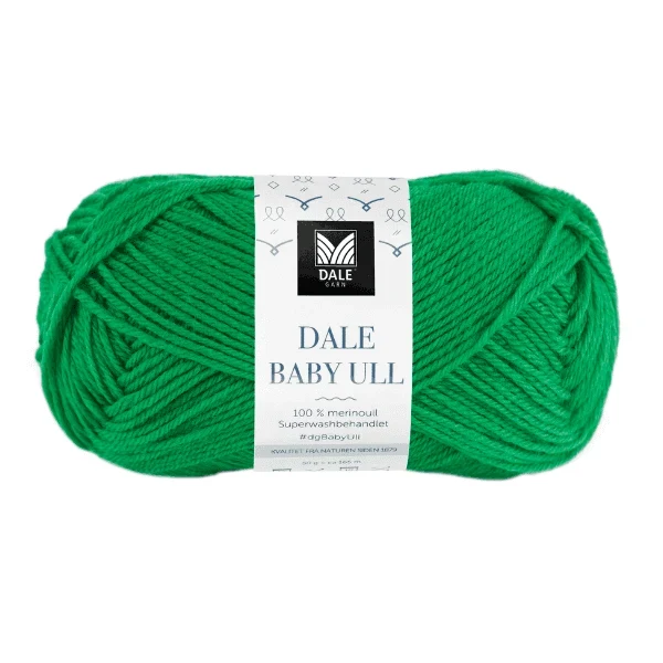 Gjestal Baby Ull 8536 Vert vif