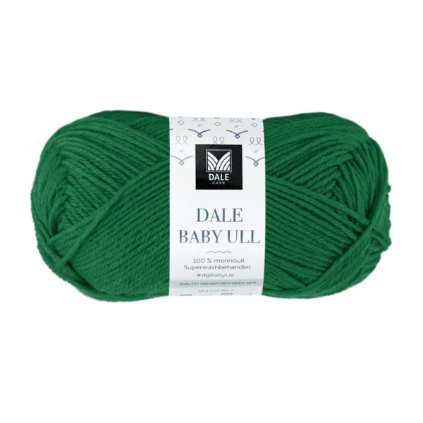 Gjestal Baby Ull 8542 Vert bouteille