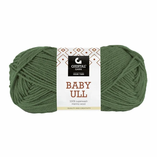 Gjestal Baby Ull 8563 Vert armée