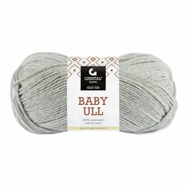 Gjestal Baby Ull 0004 Gris clair chiné