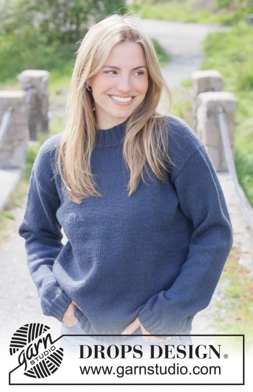 273-22 Autumn Fjord Sweater by DROPS Design — 3