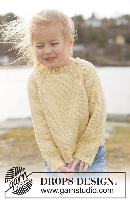 Children 50-33 Sunny Laugh Sweater by DROPS Design — 3