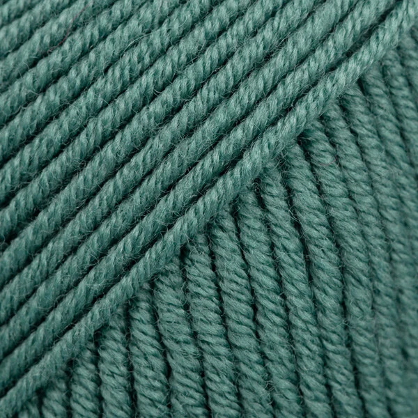 DROPS Merino Extra Fine 37 Donkergrijs/groen (Uni Colour)