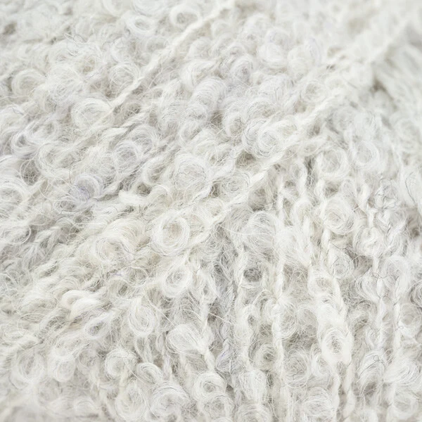 DROPS Alpaca Bouclé 8907 Cristal gris (Mix)