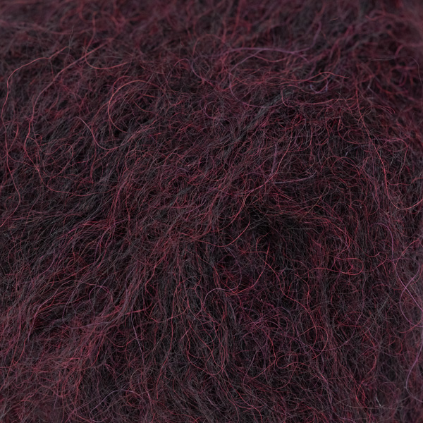 DROPS Brushed Alpaca Silk 43 Raisin foncé (Mix)