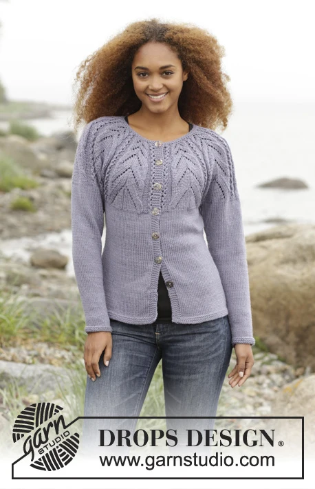 171-11 Cardigan Magic Web par DROPS Design