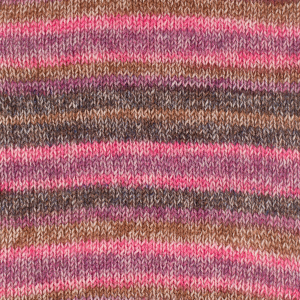 DROPS Fabel Long Print 655 Bois de rose