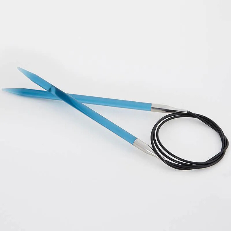 Aiguilles Circulaires Fixes 100 cm 5,50 mm Turquoise