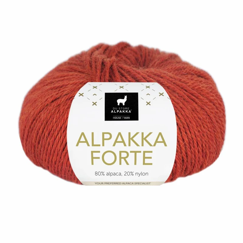Du Store Alpakka Forte 703 Terre cuite chaude chinée