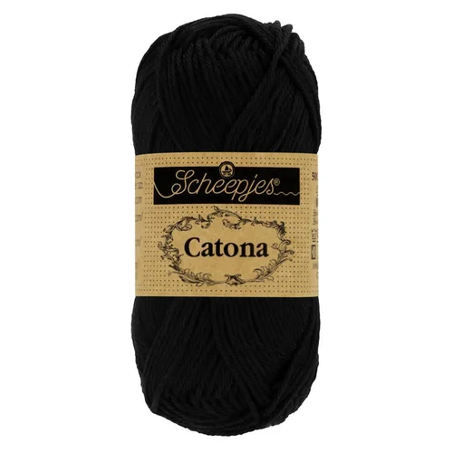 Scheepjes Catona 110 Jet Black