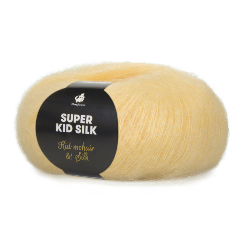 Mayflower Super Kid Silk 78 Jaune délicat