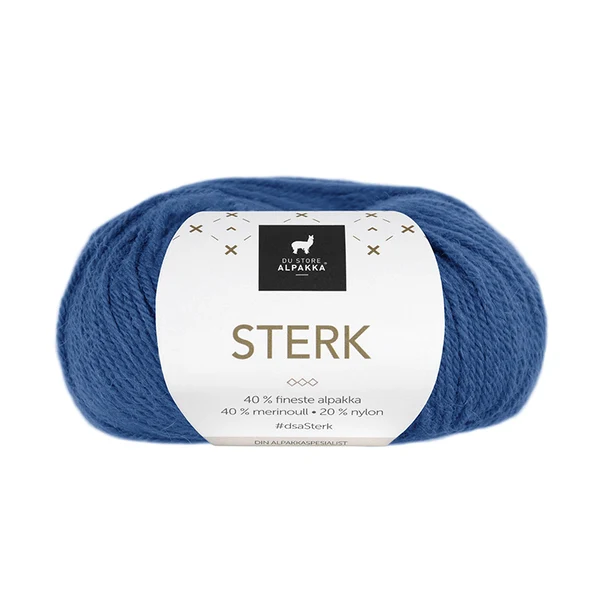 Du Store Alpakka Sterk 840 Bleuet