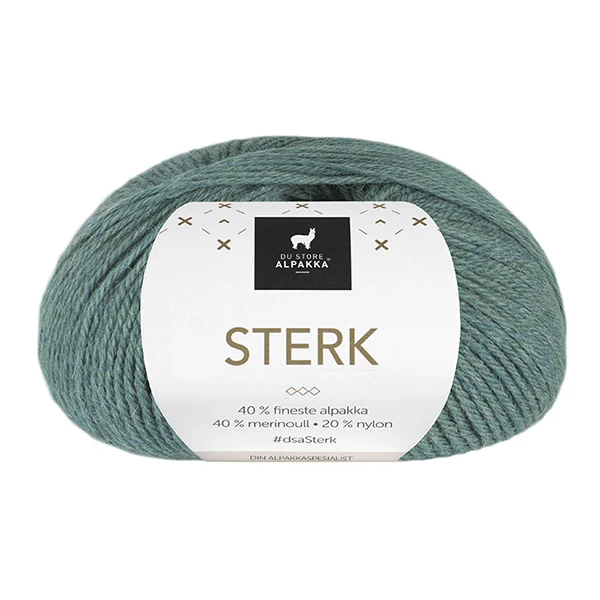 Du Store Alpakka Sterk 894 Vert clair chiné