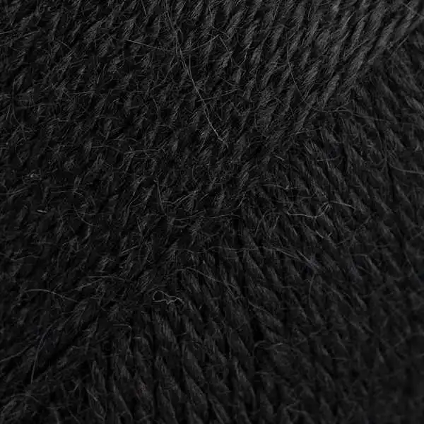 DROPS Alpaca 8903 Noir (Uni Couleur)