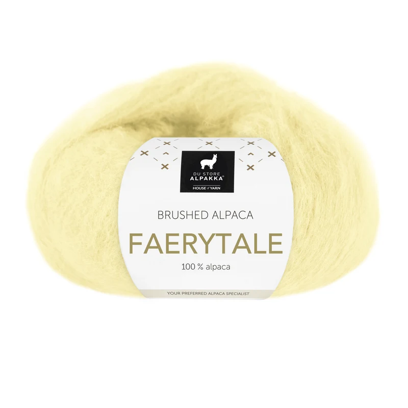 Du Store Alpakka Faerytale 819 Lichtgeel