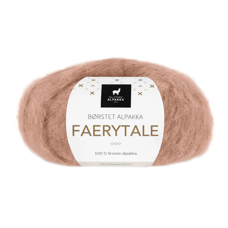 Du Store Alpakka Faerytale 714 Beige roos