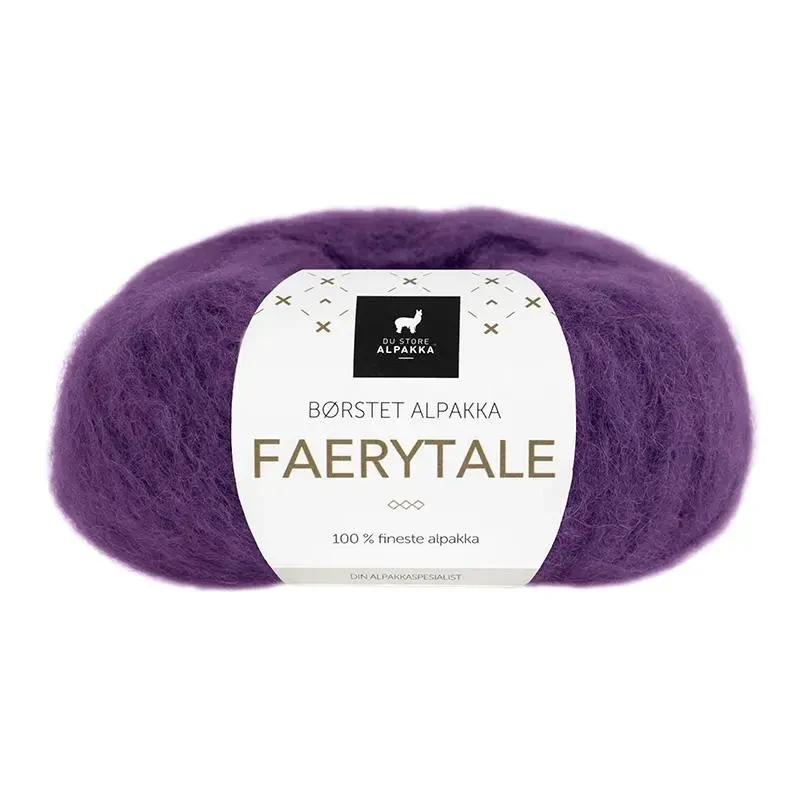 Du Store Alpakka Faerytale 709 Donkerpaars