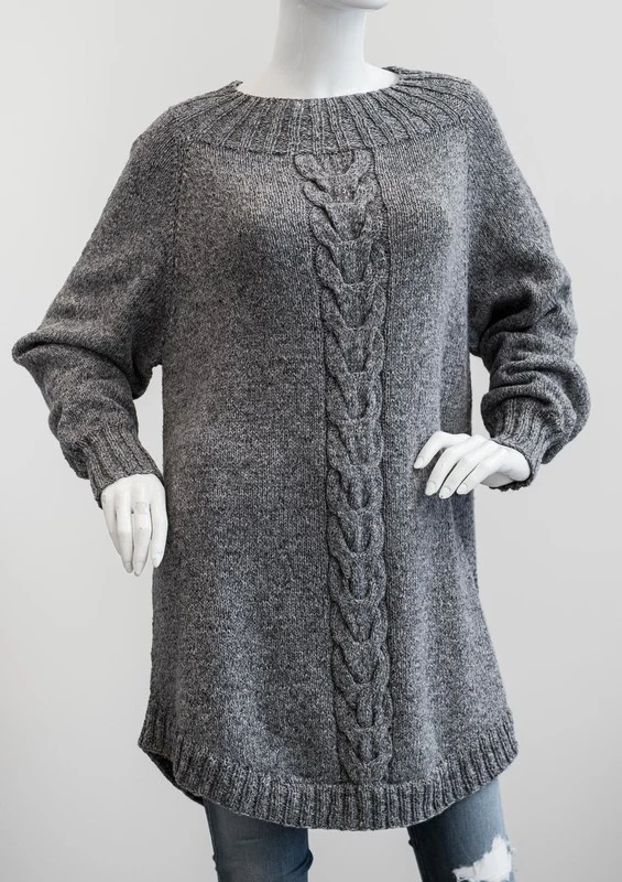 Pull poncho 1696 avec torsion