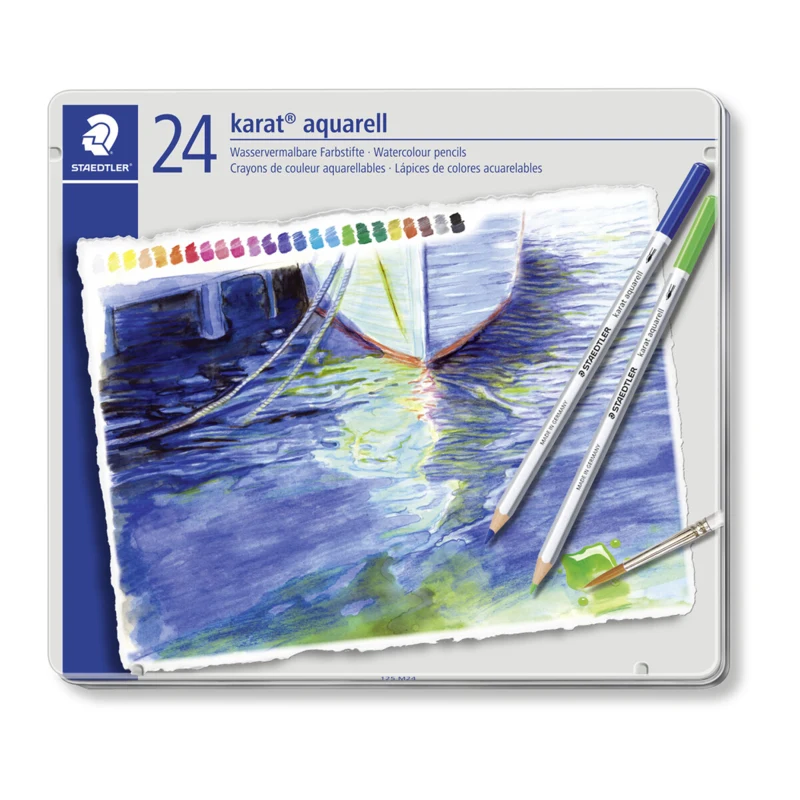 STAEDTLER carat aquarelle, 24 pcs – Hoofdafbeelding gesloten